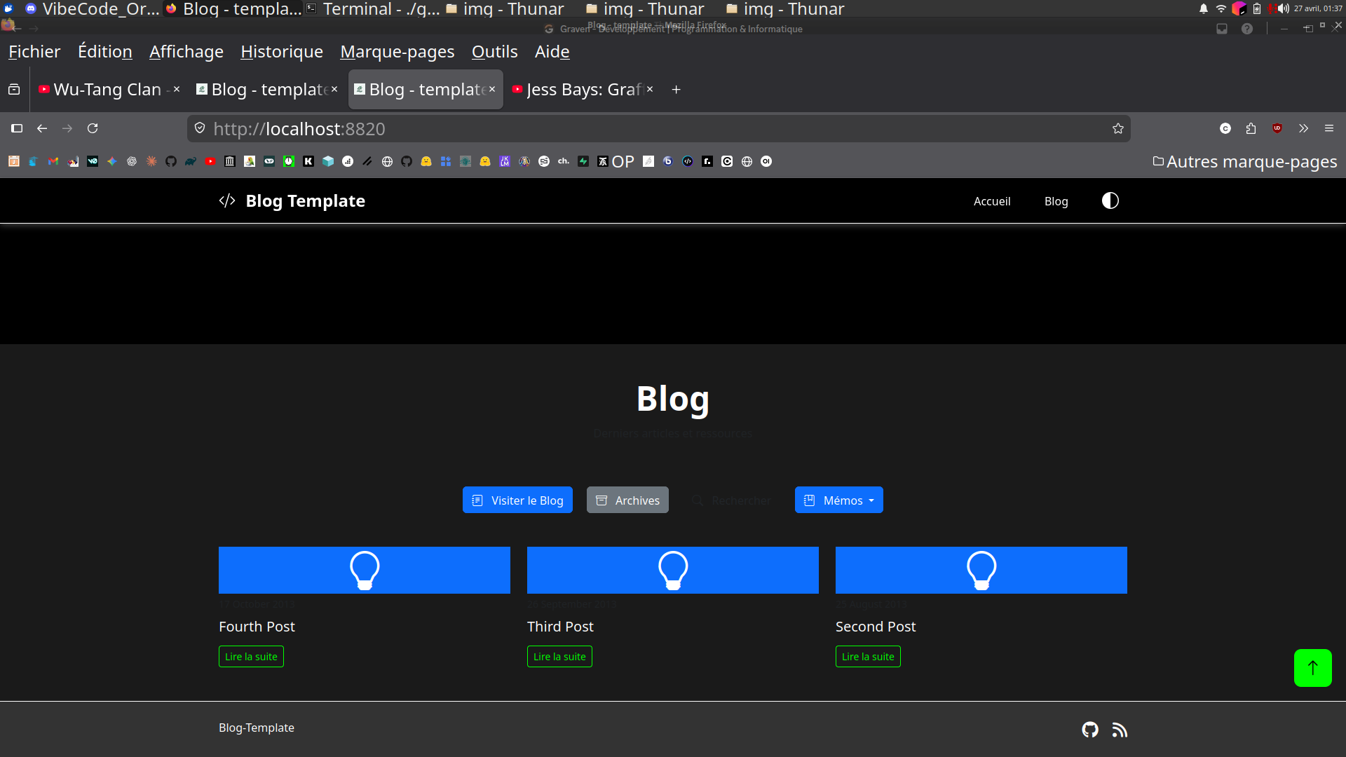 Rendu local - bas de page