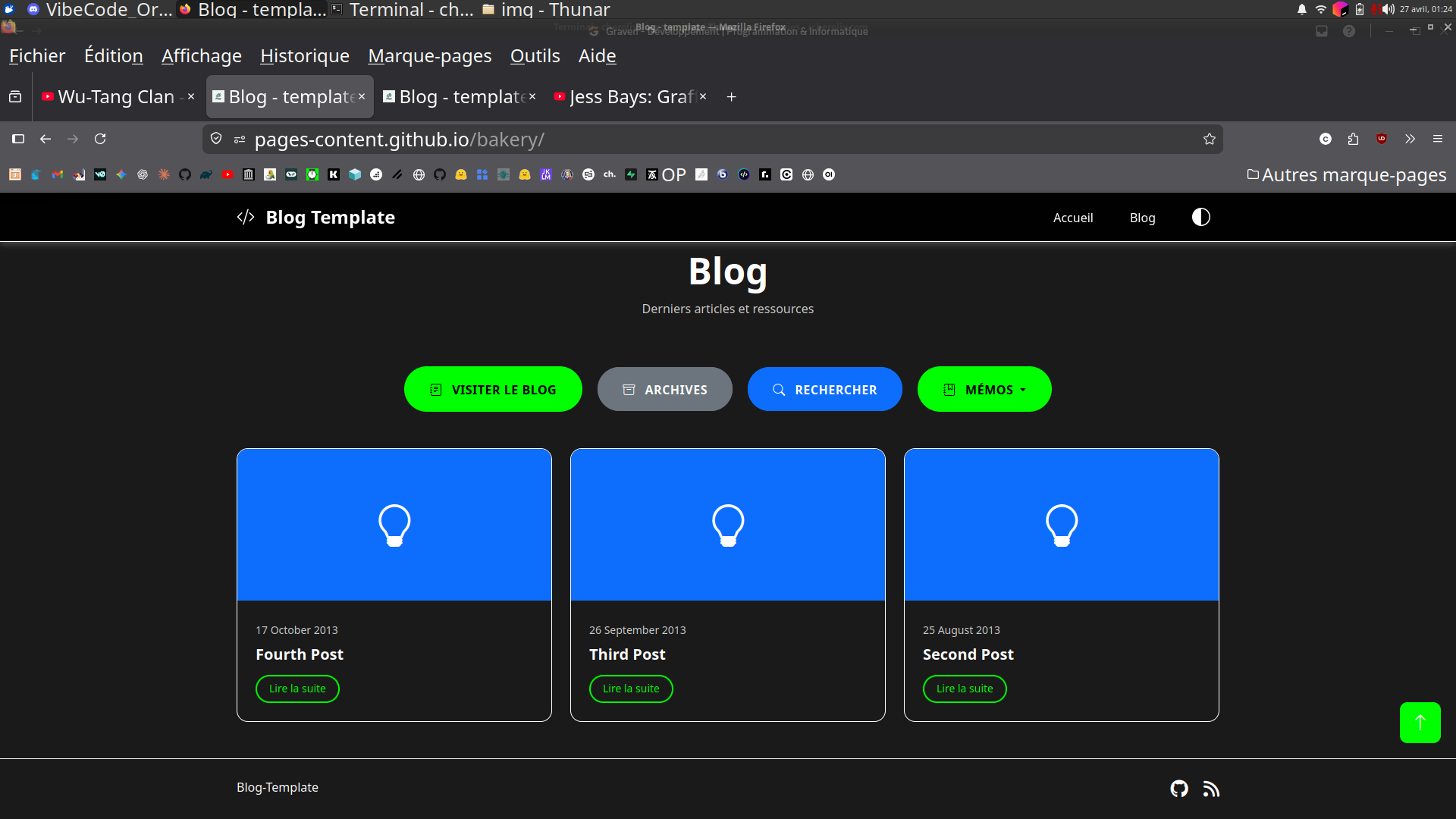 Rendu en ligne - bas de page